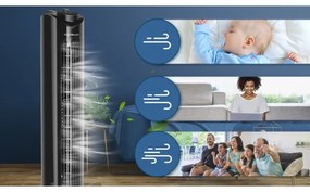 Ventilator turn Aigostar 45W/230V negru