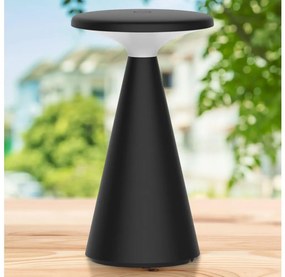 Lampă de birou LED PAROS, dimabilă, 1,8W, 5V USB, 1800 mAh, IP44, neagră