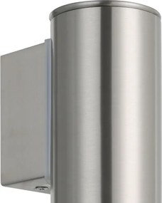 Eglo 33581 - Aplica de perete exterior LED RGBW RIGA, reglabilă, 1xGU10/5W/230V IP44, crom mat
