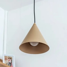 Pendul ETNA II pe cablu, 1xE27/15W/230V, diametru 18,5 cm, bej