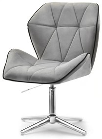 Fotoliu Velma S (gri + crom). 1110460