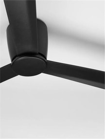 Ventilator de tavan cu telecomanda design modern DELL negru
