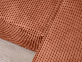 OFERTA Canapea colt teracota SMART COSARO, reversibila + 2 perne GRATUIT II. calitate