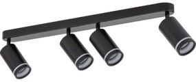 Spot JET 4xGU10/10W/230V negru