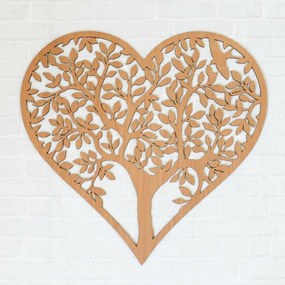 DUBLEZ | Tablou din lemn Copac - Inimă