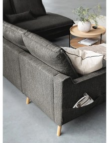 Colțar gri închis extensibil (cu colț pe partea dreaptă/în formă de "U") Charming Charlie – Miuform