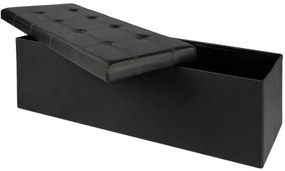 Deuba Cutie depozitare neagra - 114 x 40 x 40 cm