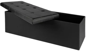 Deuba Cutie depozitare neagra - 114 x 40 x 40 cm
