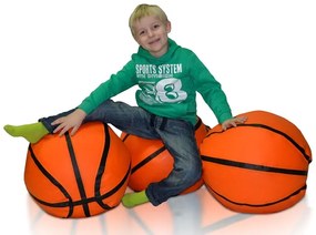 Fotoliu puf Basketbal L (portocaliu + negru). 1054537