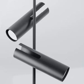Brilagi - Lustră LED RGBW reglabilă pe tijă BRANCH 3xGU10/6,5W/230V neagră