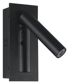 Aplică spot de perete LED/2W/230V 3000K, neagră