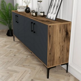 Dulap Kiev Walnut and Anthracite