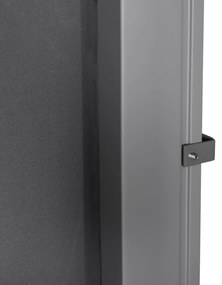 Outsunny Paravan Lateral Retractabil cu Mâner și Anti UV, 300x180 cm, Gri | Aosom Romania