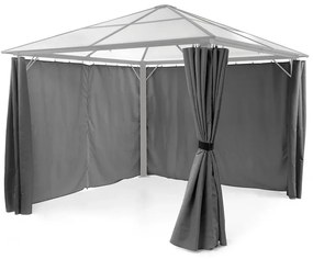 Pantheon Solid Sky, panouri laterale pentru pavilion, 4 piese, 140 g/m², poliester, gri