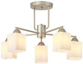 Lustră aplicată 5xE27/60W/230V