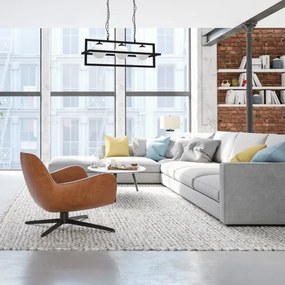 Lustră pe lanț DIEGO 3xE14/40W/230V neagră