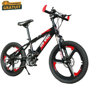 Bicicleta pentru Copii New Speed 20 inch, 21 Viteze, Frane pe Disc, Roti Magneziu, NS08