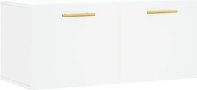 vidaXL Dulap de perete, alb, 80x36,5x35 cm, lemn compozit