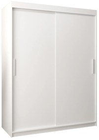 Dulap de haine 150 cm Toki (alb mat + alb mat). 1064817