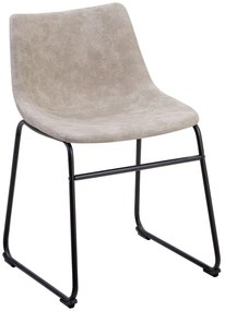 Set 2 buc. scaune pentru sufragerie Basta (bej). 1009969