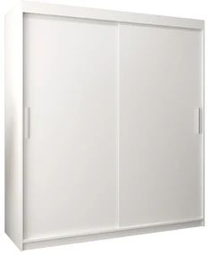 Dulap de haine 180 cm Toki (alb mat + alb mat). 1064831