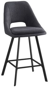 Scaun Bar Nigmos Textil Gri
