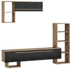 Mobilier living Vipado (Nuc + negru) . 1095664