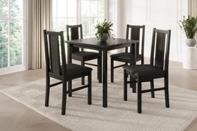 Scaun tapitat, din lemn, Vos XIV, ADRK Furniture (Culoare: Sonoma / Opium 85)