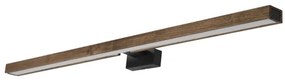 Aplică LED pentru oglindă Brilagi WOODY MIRROR LED/15W/230V IP44 stejar/negru