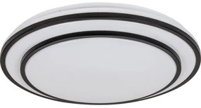 Rabalux 2130 - Plafonieră LED dimabilă LUPITA, 40W/230V, neagră, cu telecomandă