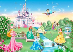 Fototapete Copii, Principesele Disney in curtea castelului Art.030154