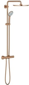 Coloana dus cu baterie si termostat Grohe Euphoria 310, cupru mat