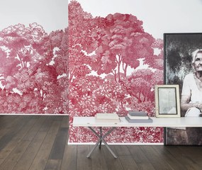 Tapet Bellewood, Crimson Toile, Rebel Walls