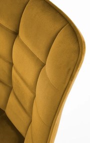 Scaun de bucaterie Jordan, galben