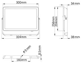 Proiector LED de exterior PROJECTLINE LED/100W/230V IP65 4000K Philips