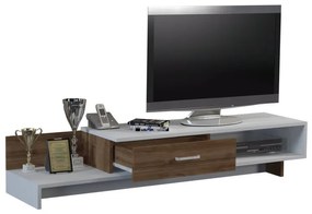 Comoda TV Wrap - Alb, Walnut