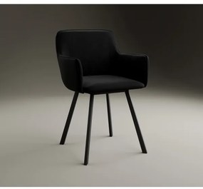 Scaun de sufragerie AMELIA negru