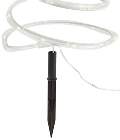 Set de 4 lumini de Crăciun albe în formă de brad cu LED IP44 - Puno