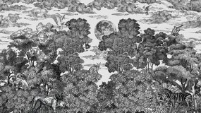 Fototapet, Bellewood under the Moon, Graphite, Rebel Walls