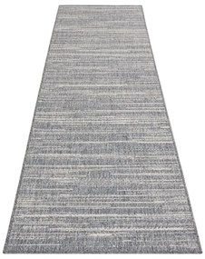 Covor de exterior gri de tip traversă 250x80 cm Gemini - Elle Decoration