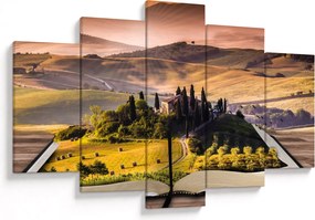 Tablou cu peisaj în carte (150x105 cm)