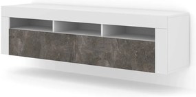 Masă TV Moderno (alb + beton). 1124838