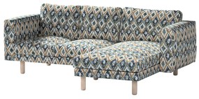 Husă pentru canapeaua Norsborg cu 3 locuri și șezlong Norsborg