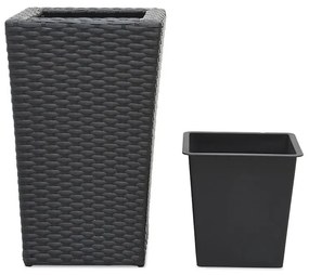 Ghiveci de grădină negru Rose - Bonami Essentials