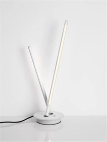 Lampa de masa LED design modern INTEC, alb