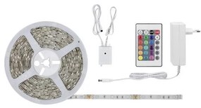 Bandă dimabilă LED RGB/26W Paulmann 78979 SIMPLED 7,5m 230V + telecomandă