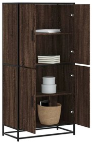 vidaXL Dulap nalt stejar maro 68x35x139 cm lemn prelucrat