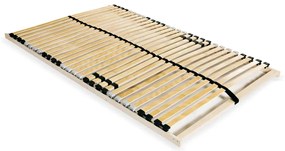 vidaXL Bază pat cu șipci, 28 șipci, 7 zone, 100 x 200 cm