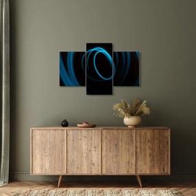 Tablou cu linie albastră (90x60 cm)