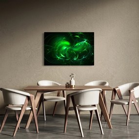 Tablou - abstracție verde (90x60 cm)